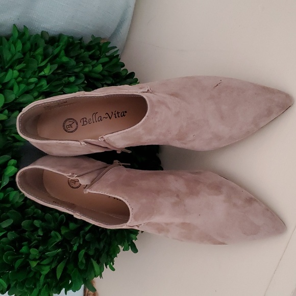 Bella-Vita Suede Leather Ankle Bootie - Picture 9 of 9